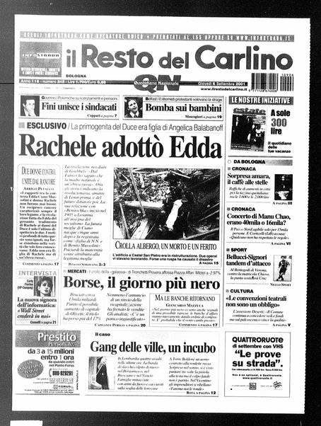 Il Resto del Carlino : giornale dell'Emilia